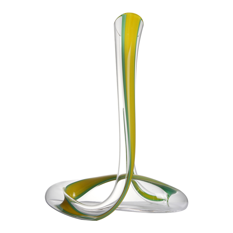 Magic Snake Style Glas Rödvinsdekanter \/ Flagon 1200 ml \/ 40oz Smooth Cruves